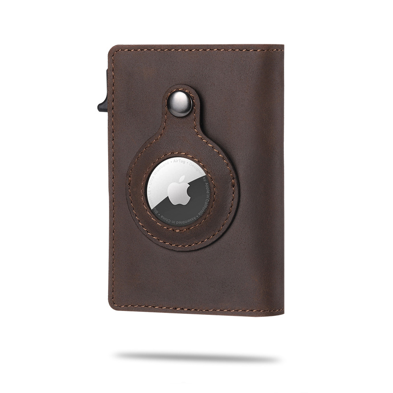 TheShieldShack™ Leather Airtag Wallet